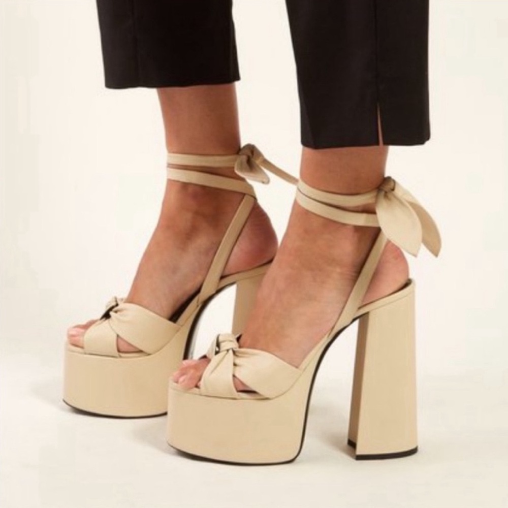 Saint Laurent Leather Sandals